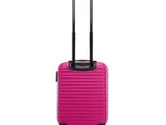 Premium Koffer Reisekoffer Kabinenkoffer mit Rippen ABS Kunststoff 34l rosa - Wuppertal