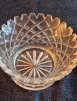 Verkaufe Kristall - Schale, mit Schliff - Oranienburg