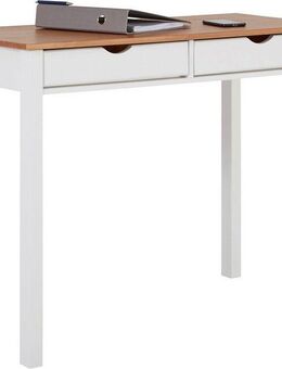 INOSIGN Schreibtisch Gava, Kiefernholz, Griffmulden, unterschiedliche Farbvarianten, Breite 100cm