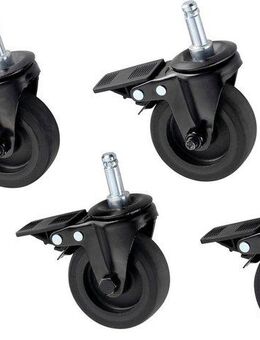 RÖSLE Möbelrolle Premium Rollen VIDERO, (Set, 4-St), für alle VIDERO und ARTISO Modelle
