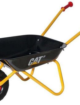 rolly toys® Schubkarre rollyMetallschubkarre, CAT, für Kinder, Made in Europe