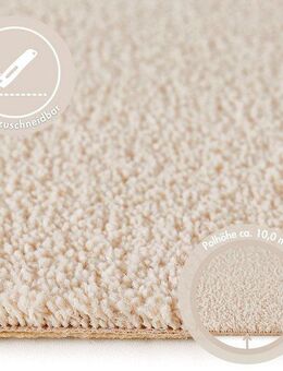 Andiamo Teppichboden Sophie, Frisee-Velours, Made in Netherlands, rechteckig, Höhe: 12 mm, Uni Farben, Breite 400 cm oder 500 cm, strapazierfähig & pflegeleicht