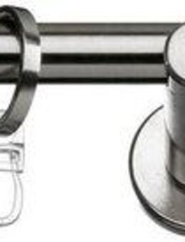 indeko Gardinenstange Menorca, Ø 12 mm, 1-läufig, Fixmaß, verschraubt, Stahl, Komplett-Set inkl. Ringen und Montagematerial