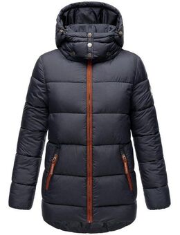 Navahoo Winterjacke Wattewölkchen Modische Damen Steppjacke mit kontrastfarbenen Details