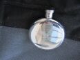Vintage Flachmann Edelstahl, rund in 8810