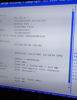 Bürorechner Fujitsu mit kabelloser Maus - Sprockhövel