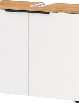 andas Waschbeckenunterschrank Majtum mit Siphonausschnitt, Türen mit Soft-Close-Funktion, Breite 70 cm, widerstandsfähige Oberfläche, Made in Germany