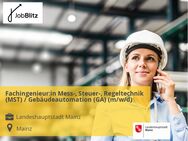 Fachingenieur:in Mess-, Steuer-, Regeltechnik (MST) / Gebäudeautomation (GA) (m/w/d) - Mainz