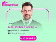 Sachbearbeitung (m/w/d) Architekten- und Ingenieurverträge und Nachtragsmanagement - Weilheim (Oberbayern)