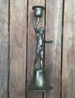 Jugendstil Kerzenständer Vintage Antik um 1910 Putto - Fulda