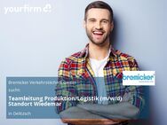 Teamleitung Produktion/Logistik (m/w/d) Standort Wiedemar - Delitzsch