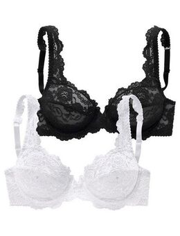 petite fleur Bügel-BH (Packung, 2 Stück) aus Spitze, Dessous
