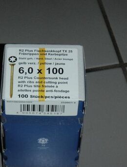 Spanplattenschrauben 6 x 100 Torx,verz. - Ulmen