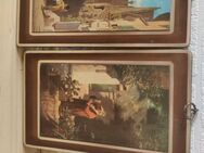 2 gerahmte Bilder im Stil von Carl Spitzweg - Osterburken