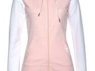 Bench. Loungewear Kapuzensweatjacke mit farblich abgesetzten Ärmeln, Loungeanzug