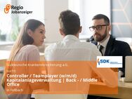 Controller / Teamplayer (w/m/d) Kapitalanlageverwaltung | Back - / Middle Office - Fellbach