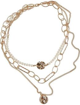 URBAN CLASSICS Edelstahlkette Urban Classics Unisex Ocean Layering Necklace