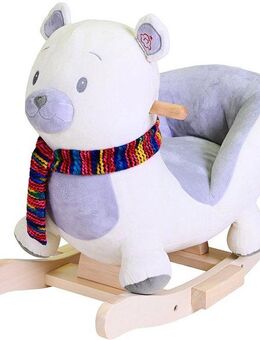 Knorrtoys® Schaukeltier Eisbär Fred, mit Soundfunktion