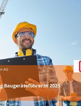 Ausbildung Baugeräteführer:in 2025 - Augsburg