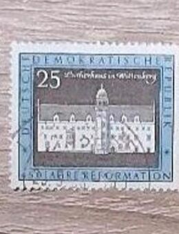 Briefmarken DDR 1967 zu Martin Luther komplett gestempelt - Görlitz