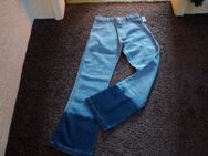 #Jeans, Gr. 170, #hellblau-dunkelblau, #High Waist, #leicht, #Schlaghose - Pfaffenhofen (Ilm)
