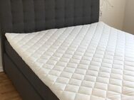 Boxspringbett 160 x 200 cm, grau - Möbel Flamme - Hamburg Hamburg-Nord