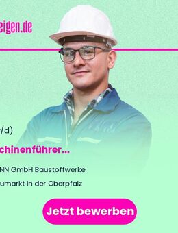 Maschinenführer (m/w/d) - Neumarkt (Oberpfalz)