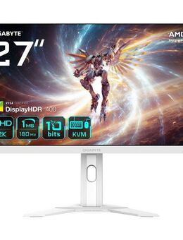 Gigabyte M27QA ICE Gaming-Monitor (68,5 cm/27 ", 2560 x 1440 px, QHD, 1 ms Reaktionszeit, 180 Hz, IPS-LCD)