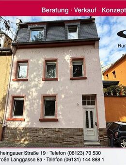 Charmantes 1-2 Familienhaus mit Innenhof und Balkon - Mainz