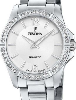 Festina Quarzuhr Mademoiselle F20593/1, Armbanduhr, Damenuhr, Edelstahlarmband