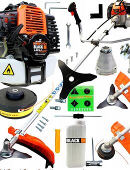 Benzin Motorsense Rasentrimmer Freischneider im XXXL Starter Set Garten Sensen - Wuppertal