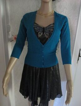 NEU * Kurz * Fein- Strickjacke * Cardigan "MNG * Mango" Gr. 36- 38/ S * petrol- türkis * - Riedlingen