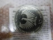 10DM Silber 625 Polierte Platte Münzen, 4x siehe Fotos € 40 - Dingelstädt
