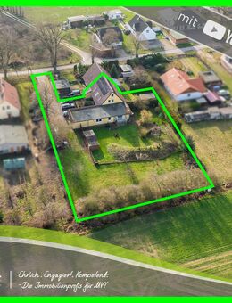 Modernes Wohnen mit Mietpotenzial: Geräumiges 2/3 Haus mit idyllischem Garten und Einliegerwohnung - Satow