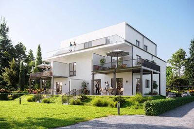 Modernes Neubauprojekt mit 5 WE in ökologischer Holzbauweise (KfW 40)