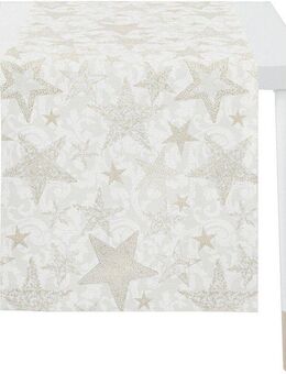 APELT Tischläufer 4711 CHRISTMAS GLAM, Weihnachtsdeko, Weihnachten (1-tlg), Lurex-Jacquardgewebe