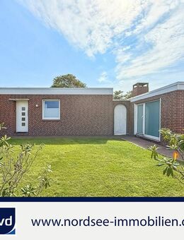 Bungalow mit Garage in Norddeich mit Genehmigung als Ferienhaus - Norden