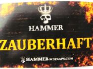 Hammer Likör - Partyaufkleber - Schriftzug mit Zauberhaft - Doberschütz