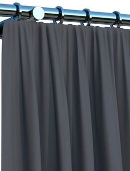 indeko Gardinenstange Linz, Ø 20 mm, 1-läufig, Wunschmaßlänge, mit Bohren, verschraubt, Stahl, Komplett-Set inkl. Montagematerial