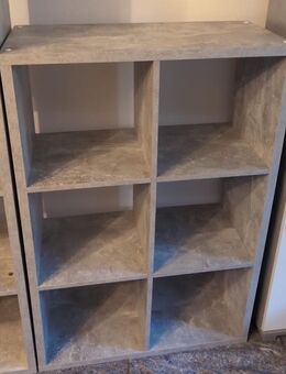 Würfelregal 6 Fächer Betonoptik - Lippetal