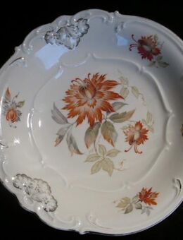 Schumann Arzberg Porzellan Schale Blumen orange cremeweiß Gold Vintage Deko 8,- - Flensburg