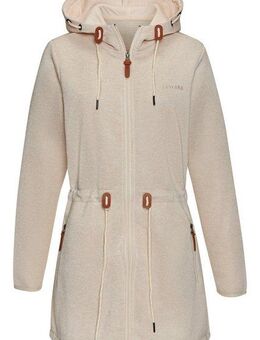 LASCANA Fleecejacke mit Kapuze