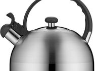 WMF Wasserkessel Orbit, Cromargan® Edelstahl Rostfrei 18/10 (2-tlg), schnelles Erhitzen, energieeffizient, charakteristischer Pfeifton