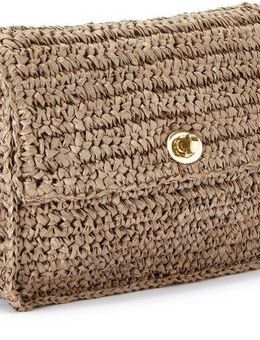 Vivance Umhängetasche Handtasche, Minibag, Henkeltasche, Bast-Optik, Sommertasche, Crossbody Bag