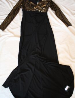 Ralph Lauren Neu/Etikett Abendkleid Luxus Galakleid bodenlang Maxikleid Gold/schwarz - Neuenhagen (Berlin)