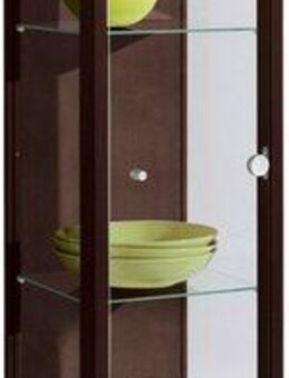 fif möbel Vitrine OPTIMA Höhe ca. 172 cm Standvitrine/Glasvitrine 1x Glastür,perfekt für Sammler,Sammlervitrine