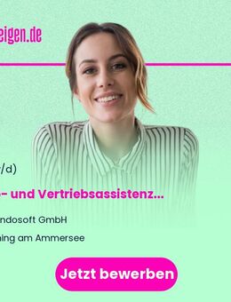 Büro- und Vertriebsassistenz (m/w/d) - Inning (Ammersee)