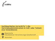 Sachbearbeiter (m/w/d) fu¨r die Vertriebsadministration in Voll- oder Teilzeit (nur Innendienst) - München