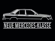 Mercedes 190, W201, NEUE MERCEDES-KLASSE, edle Stickerei, hochwertiges T-Shirt - Olching