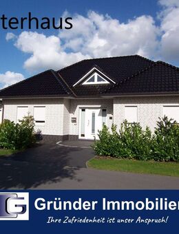 Repräsentativ wohnen: Moderner Walmdachbungalow schlüsselfertig zum Festpreis - Haselünne